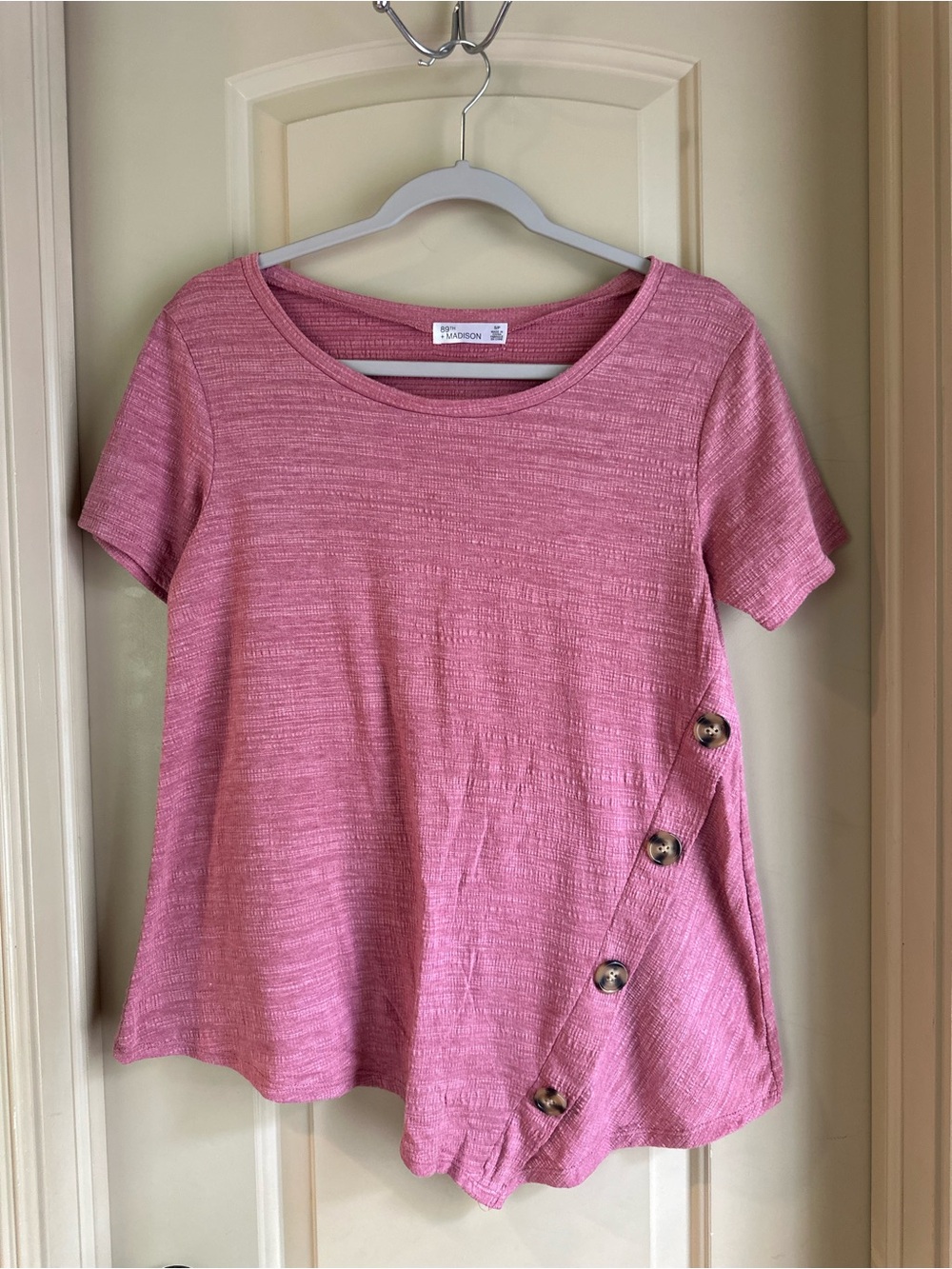 Women’s 89th & Madison Top; Color: Dusky Rose; Size S/P